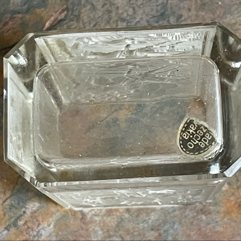 ART DECO CZECH FROSTED CIGARETTE 🚬 HOLDER -EQUESTRIAN 🐎 THEME CIRCA 1935 EUC - Picture 16 of 16